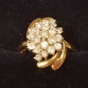 Ladies Diamond Cluster Ring